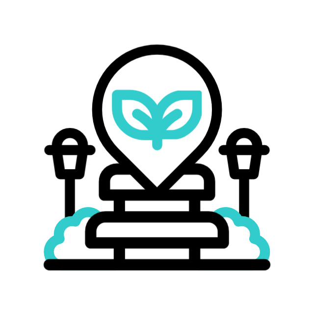 녹색 도시 animated icon 녹색 도시 animated icon