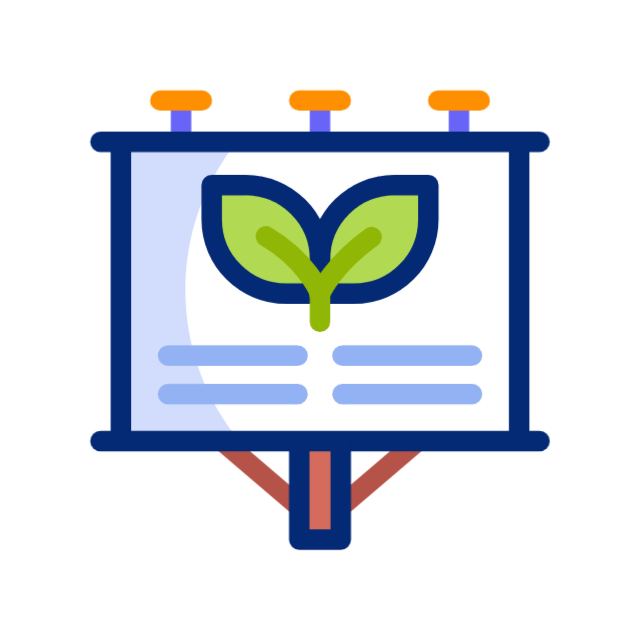 Green city animated icon Green city animated icon