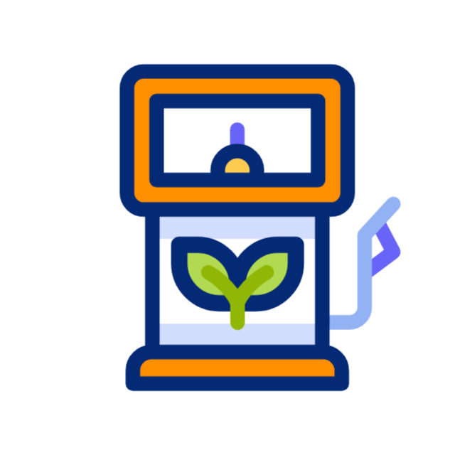 Green city animated icon Green city animated icon