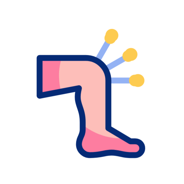 Foot animated icon Foot animated icon