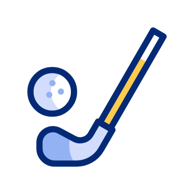 Golfer animated icon Golfer animated icon