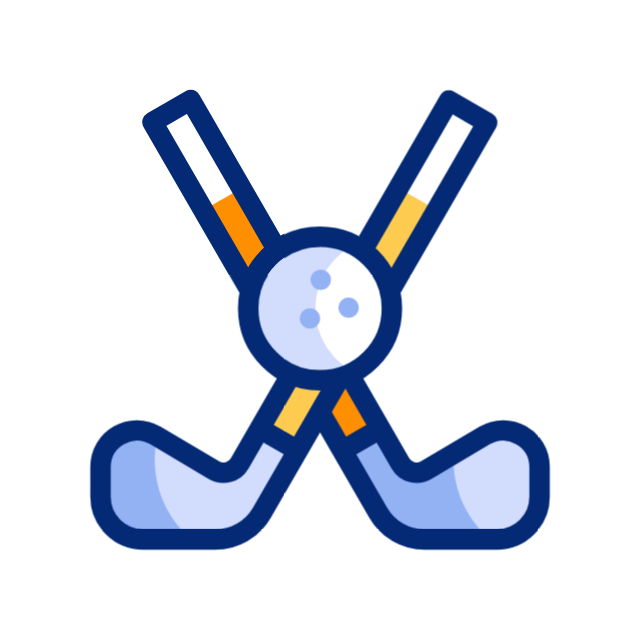 Golfer animated icon Golfer animated icon