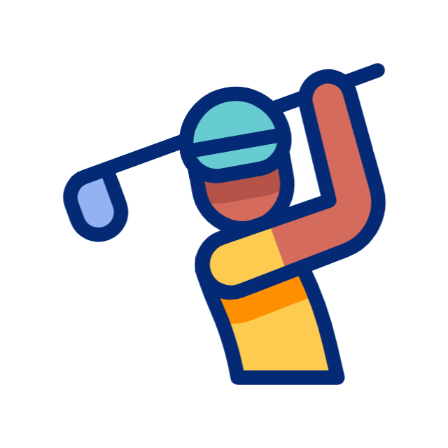 golfeur animated icon golfeur animated icon
