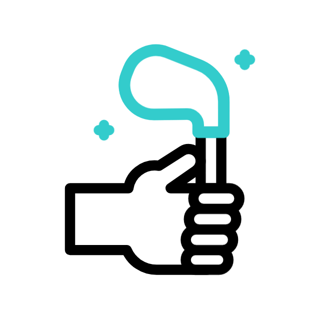 Golfer animated icon Golfer animated icon