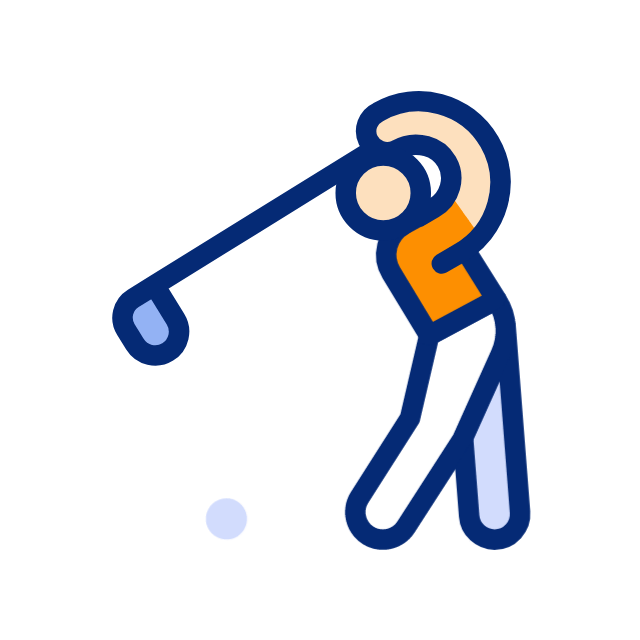 golfspieler animated icon golfspieler animated icon