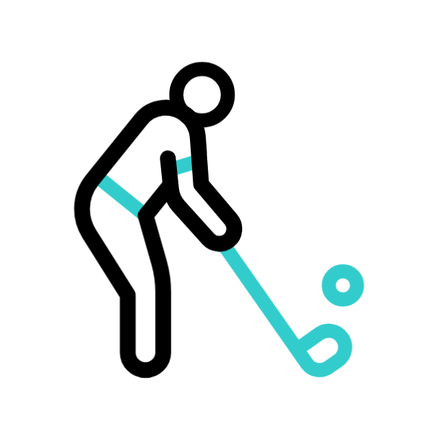 Игрок в гольф animated icon Игрок в гольф animated icon