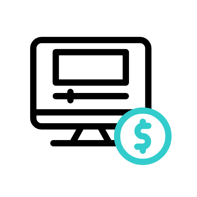 monetização animated icon monetização animated icon