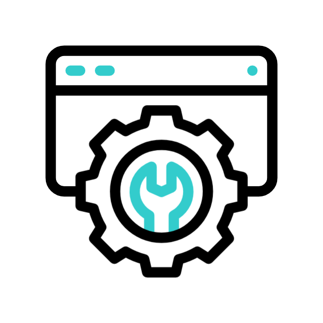 Open book gear animated icon Open book gear animated icon