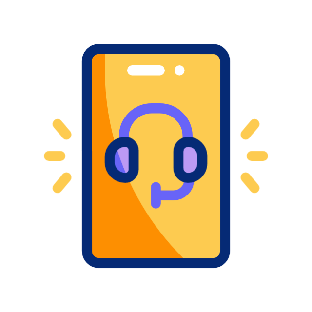 전화 지원 animated icon 전화 지원 animated icon