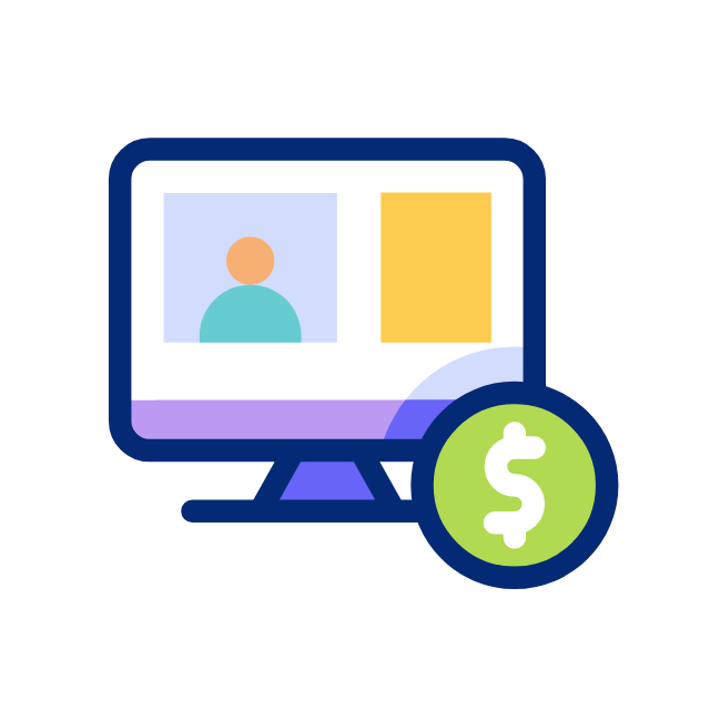 Монетизация animated icon Монетизация animated icon