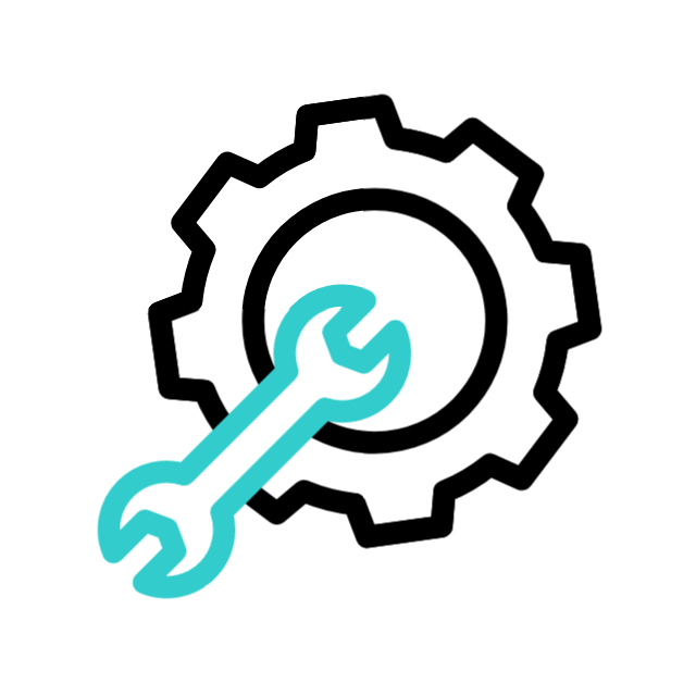 Open book gear animated icon Open book gear animated icon