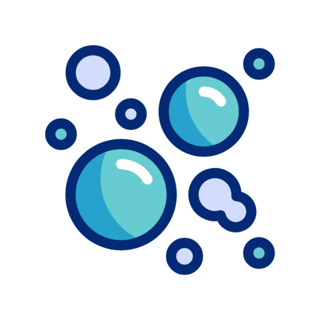 Water bubble animated icon Water bubble animated icon