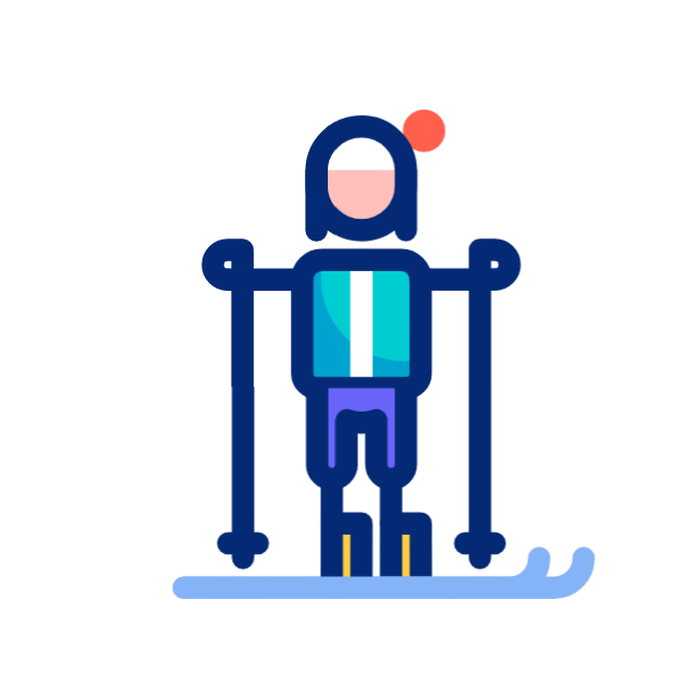 썰매 animated icon 썰매 animated icon