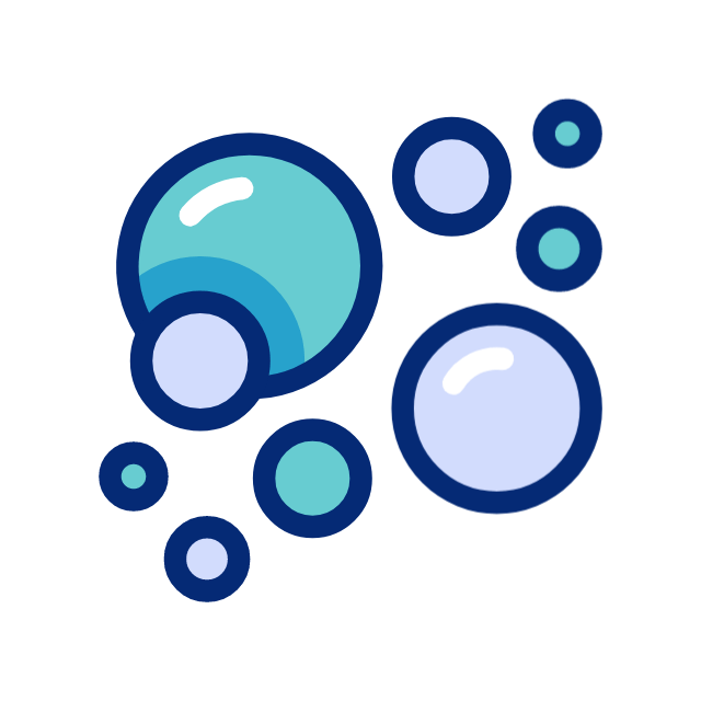 Water bubble animated icon Water bubble animated icon