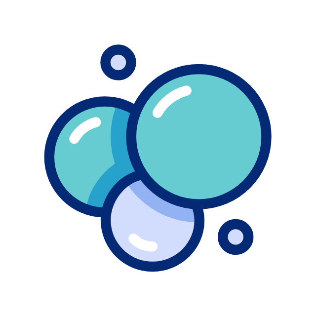 Water bubble animated icon Water bubble animated icon