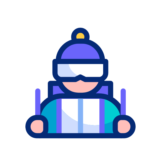 썰매 animated icon 썰매 animated icon