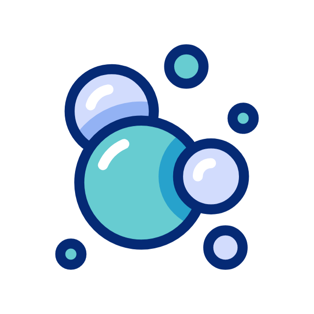 Water bubble animated icon Water bubble animated icon