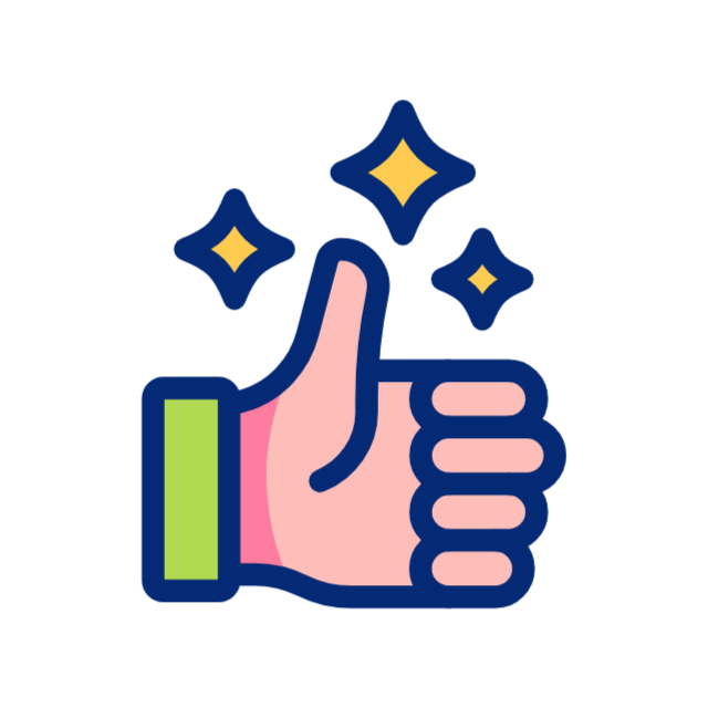 Five stars animated icon Five stars animated icon