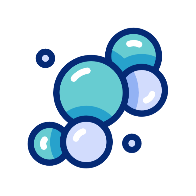Water bubble animated icon Water bubble animated icon