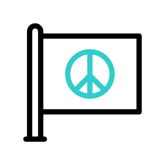 Символ мира animated icon Символ мира animated icon