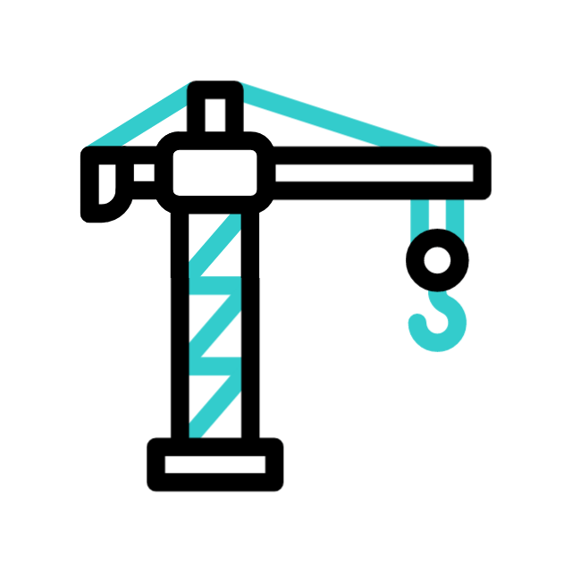 Calendar construction animated icon