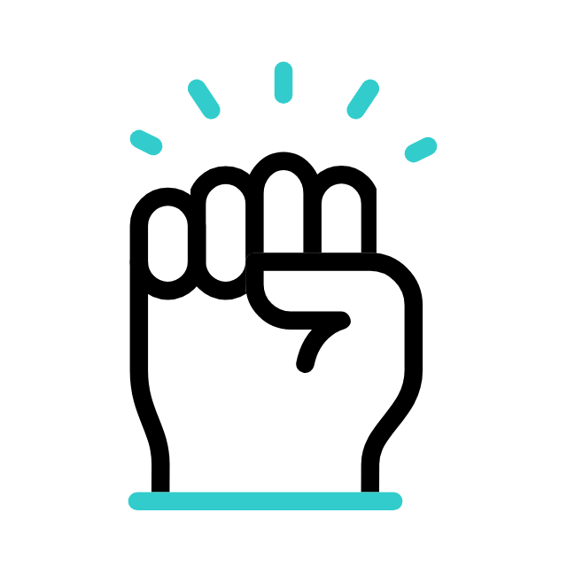 hand animated icon hand animated icon