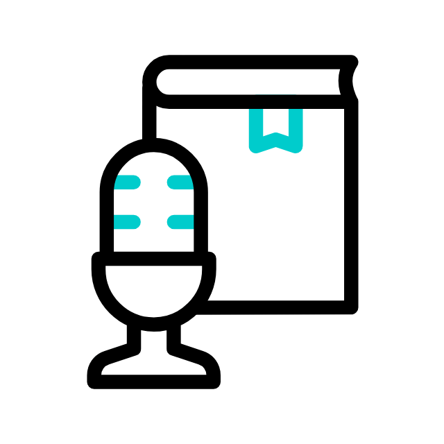 Podcast animated icon Podcast animated icon