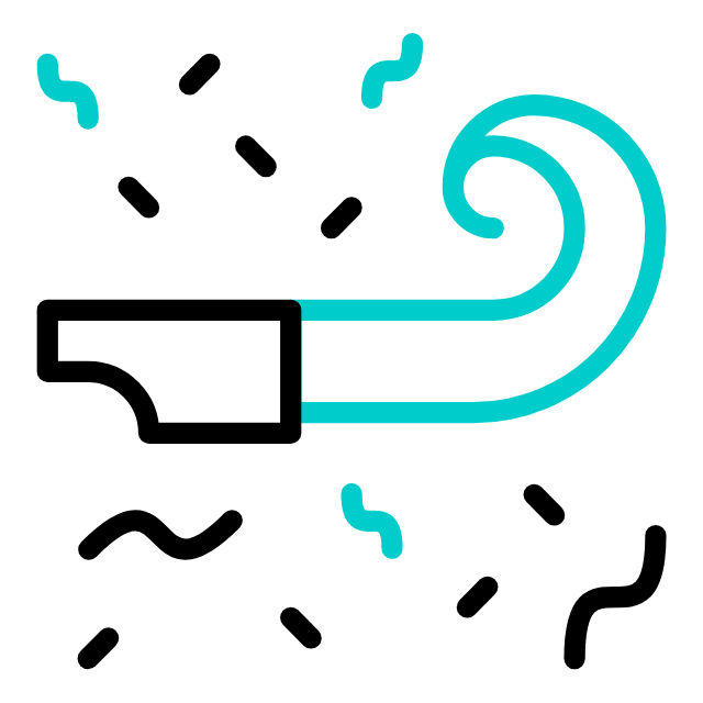 confettis animated icon confettis animated icon