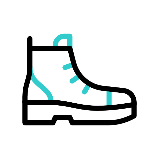 Platform sandals animated icon Platform sandals animated icon