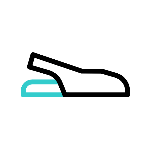 Platform sandals animated icon Platform sandals animated icon