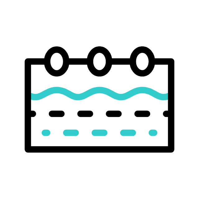 Skin protection animated icon Skin protection animated icon