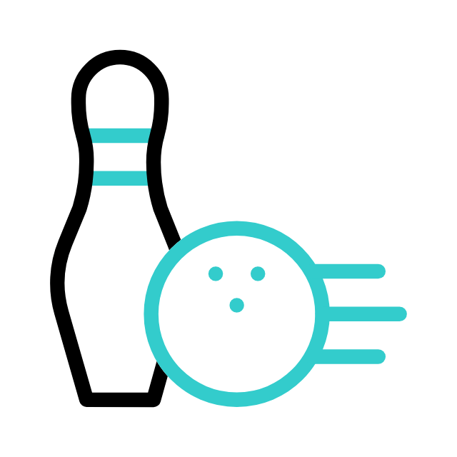 Bowling animated icon Bowling animated icon