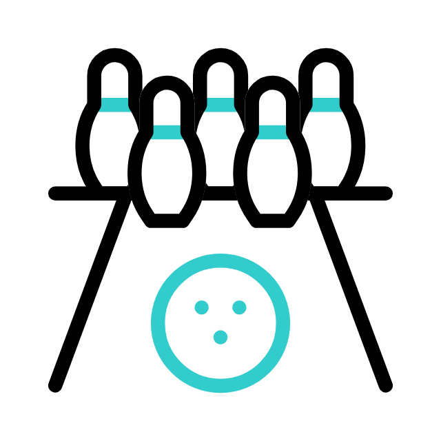 bowling animated icon bowling animated icon