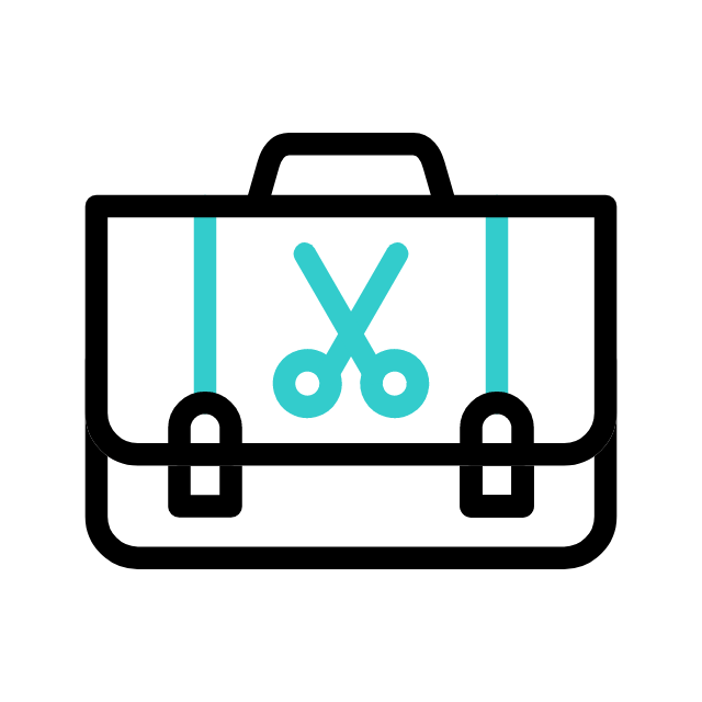 이발사 animated icon 이발사 animated icon