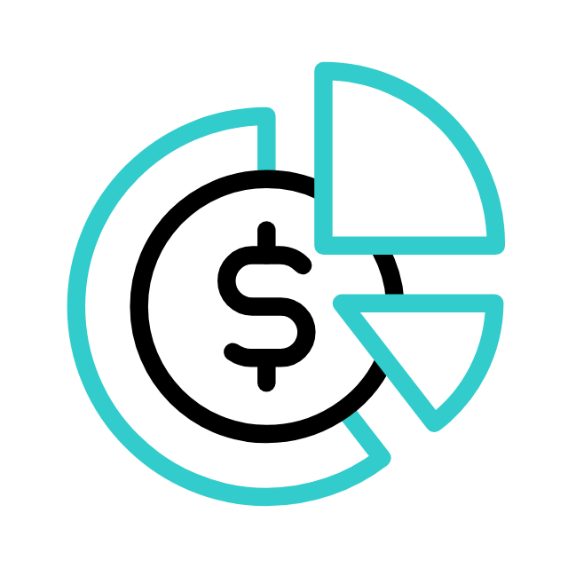 an animated budget icon